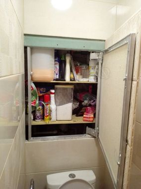 Люк под плитку Нажимной Секрет-Лайт 450*450 Люк под плитку Нажимной Секрет-Лайт 450*450