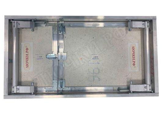 Люк под плитку Нажимной Секрет-Лайт 2 створки 1150*500 Люк под плитку Нажимной Секрет-Лайт 2 створки 1150*500