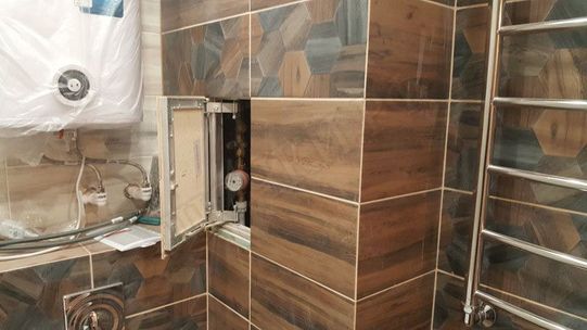 Люк под плитку Нажимной Секрет-Лайт 450*450 Люк под плитку Нажимной Секрет-Лайт 450*450