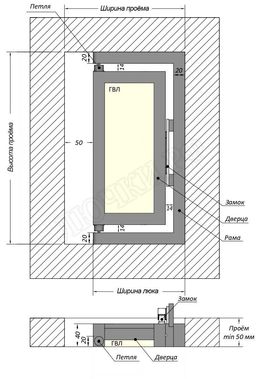 Люк под плитку Шагма для плитки 600*900 (требуемый размер проема 610*935, размер люка 560*933) Люк под плитку Шагма для плитки 600*900 (требуемый размер проема 610*935, размер люка 560*933)