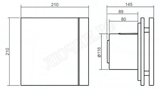 Вентилятор SILENT-200 CZ IVORY DESIGN-4C  Вентилятор SILENT-200 CZ IVORY DESIGN-4C